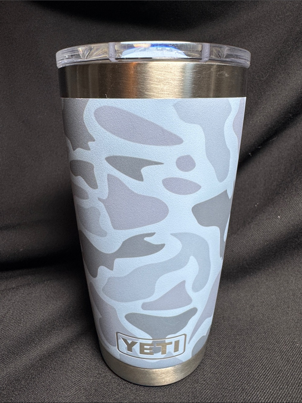 YETI Rambler 20 oz. Blue Camo Tumbler With MagSlider Lid
